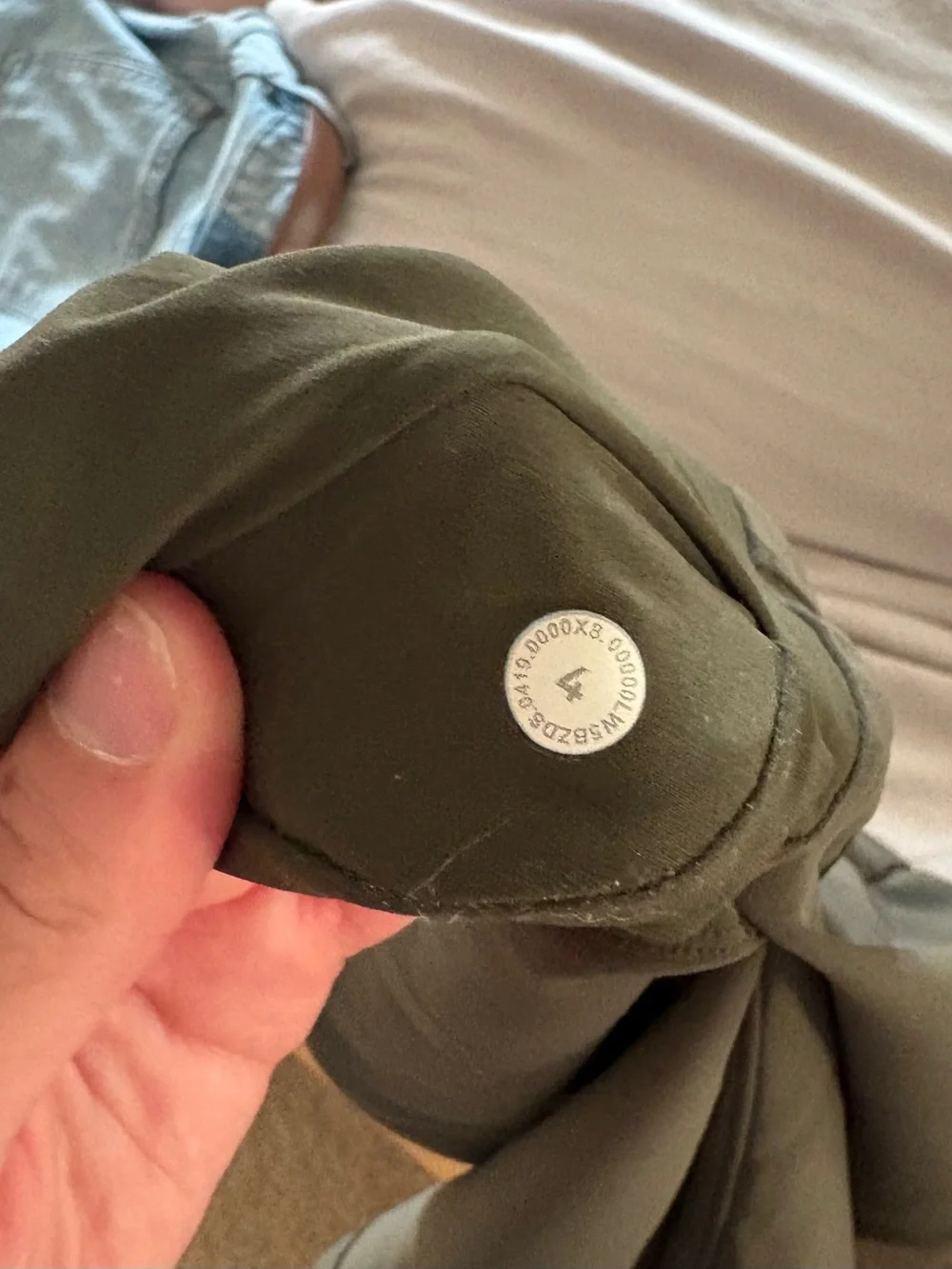 Lululemon Jogger Pants On The Fly Luxtreme Womens 4 Dark Olive Green Stretch